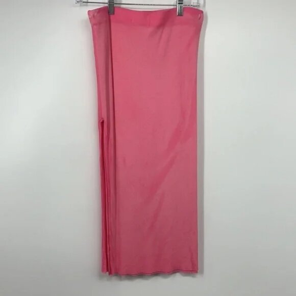 Cotton CITIZEN x REVOLVE Melbourne Midi Skirt in Hot Pink - Picture 6 of 6